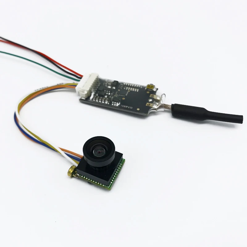EWRF 7081P DC 2.8V-5.5V 1S 5.8G 25mW 48CH FPV AV Transmitter and 700TVL CMOS Micro Camera Mini VTX For RC mini Drone | Игрушки и хобби