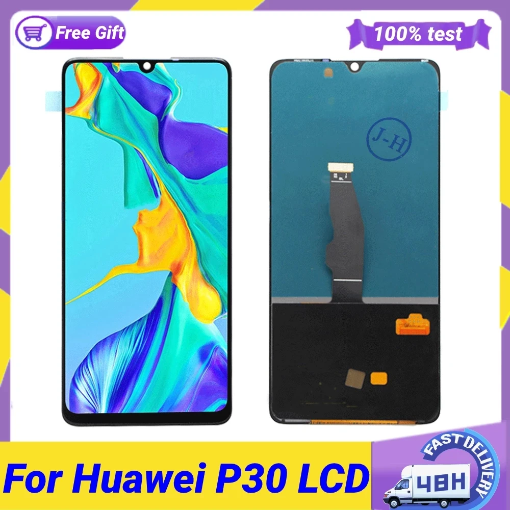 

Оригинальный Oled-дисплей для Huawei P30 ELE-L29 L09 L04, ЖК-дисплей с поддержкой отпечатков пальцев, 10 сенсорных экранов, замена для HuaweiP30 P30 LCD