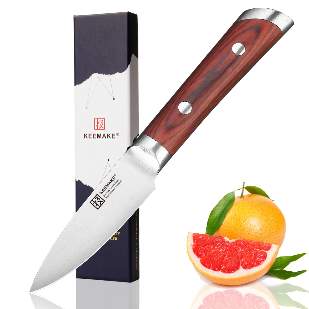

SUNNECKO 1-8pcs/set Chef Santoku Utility Paring Bread Knife German 1.4116 Steel Blade Kitchen Knives Slicing Cleaver Steak Cut
