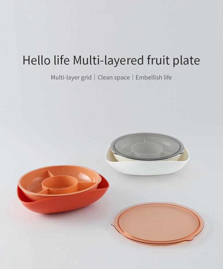 Xiaomi Hello Life Gpfg01 Multi-cops Of Melon Tuerca Tazen Mesa Candy Snack Fruit support Box Disk