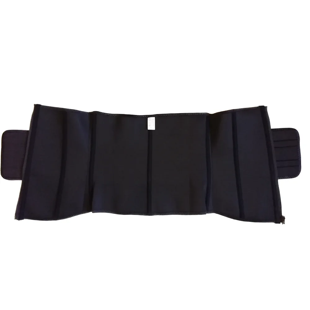 

New Abdominal Belt High Waist Control Compression Zipper Plus Size Latex Cincher Corset Underbust Body Fajas Sweat Waist Trainer