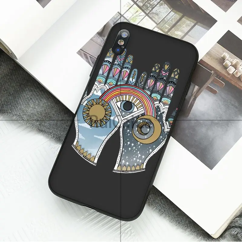 Ruicaica Egypt evil eye DIY роскошный высококачественный защитный чехол для Apple iPhone 8 7 6 6S Plus X
