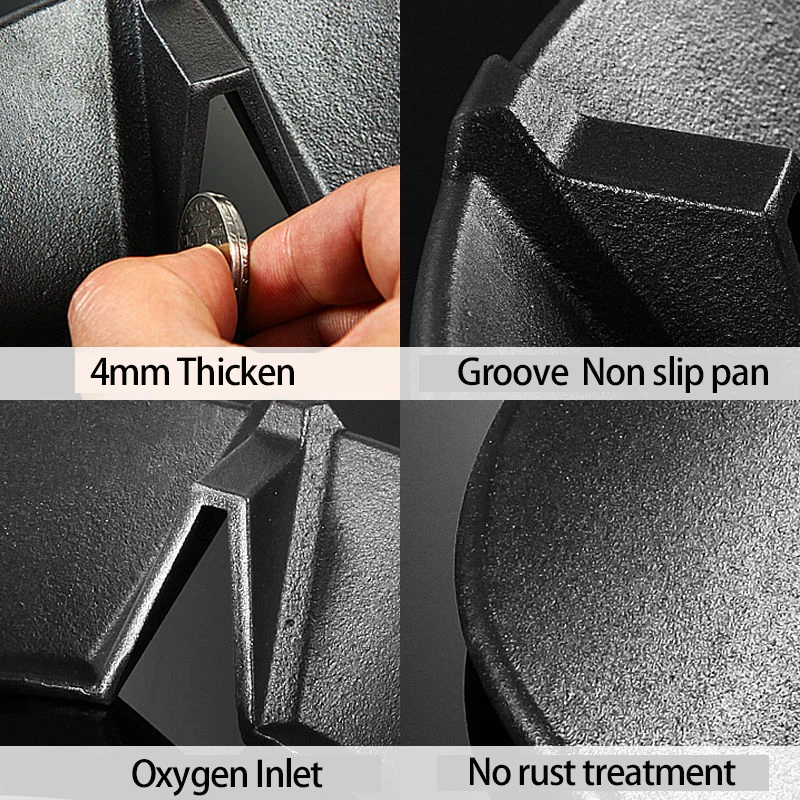 Чугунная подставка для кастрюль сковородок горелки газовая плита стойка