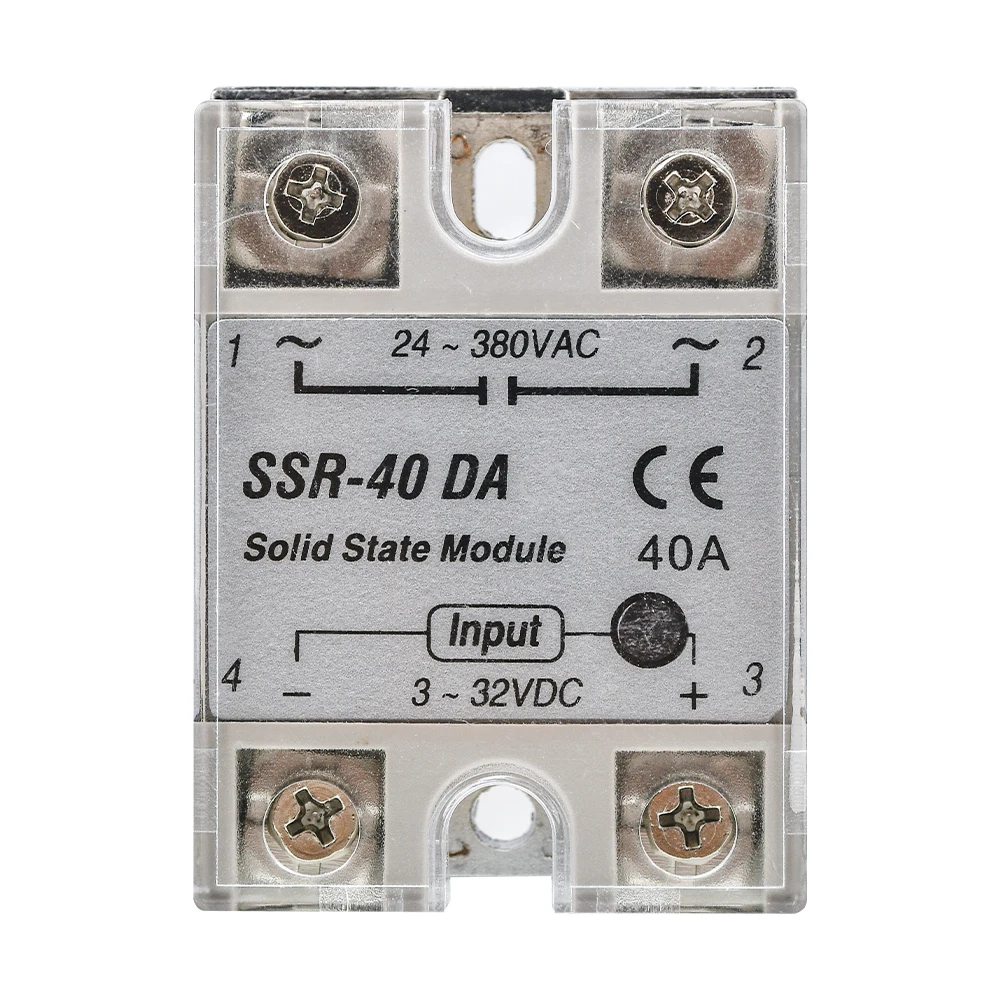 24 V-380 V 40A 250 SSR-40DA твердотельный релейный модуль 3-32 DC В AC SSR 40DA | Обустройство дома