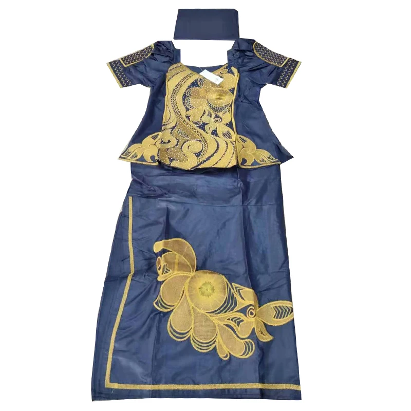 MD african women clothing sets skirts for print dresses patterns bazin skirt and top suit africa turbans | Тематическая одежда и