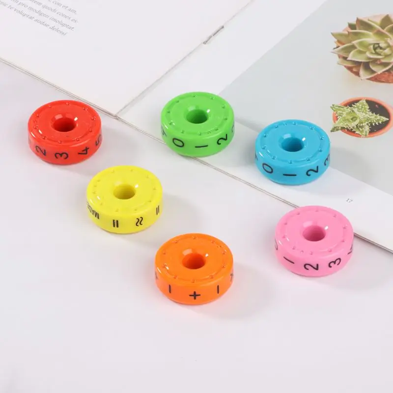 Juego de mesa de rompecabezas magn&eacute;tico para ni&ntilde;os, 6 unidades, juguete educativo Montessori, Educaci&oacute;n Temprana, aprendizaje aritm&eacute;tico, 77HD-2