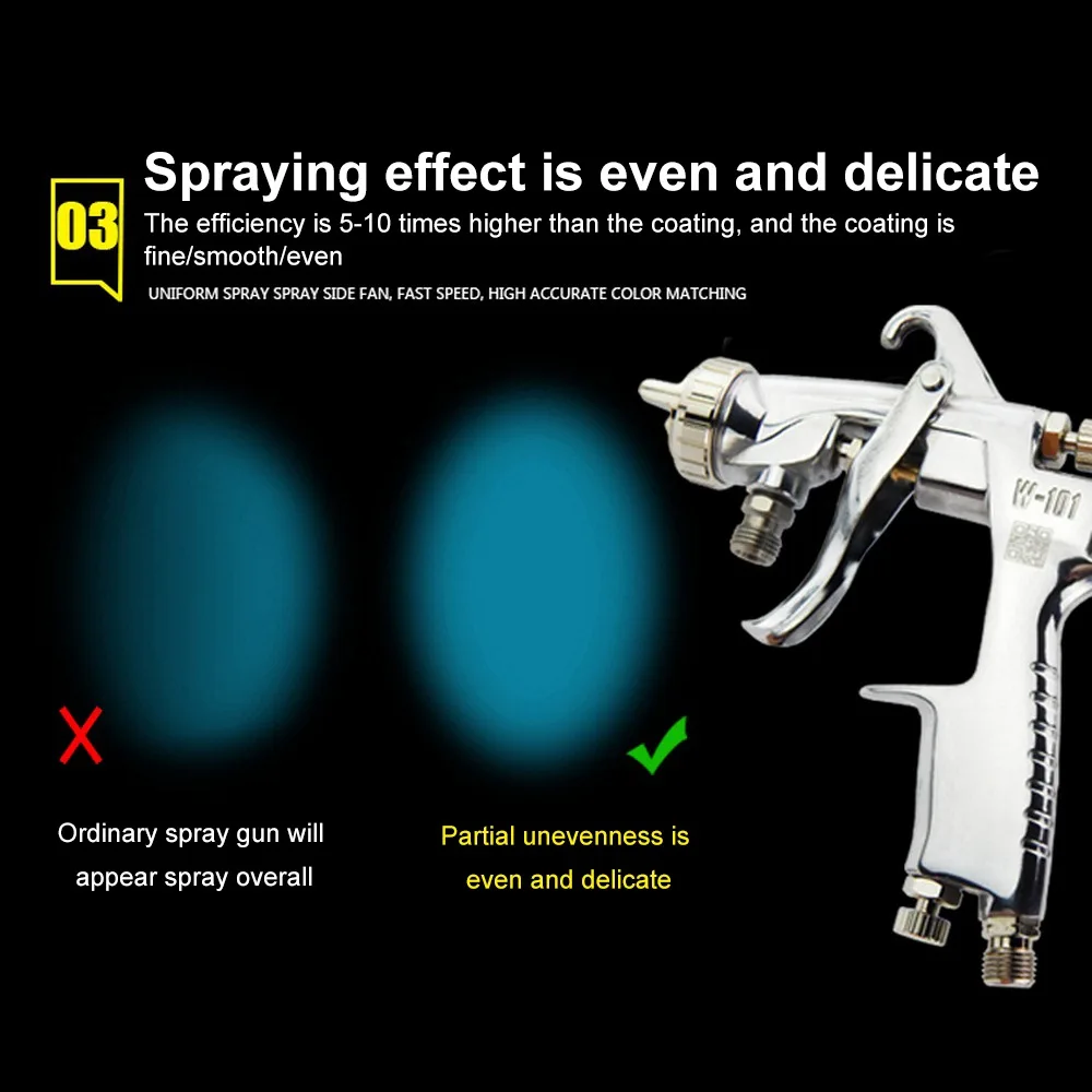 Пистолет-распылитель 1 3 мм 8 сопло Нержавеющая сталь Кубок Аэрограф автомобиля