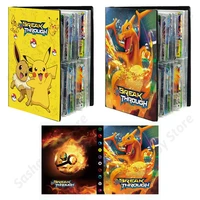 new anime pokemon cards album book small cartoon 240pcs game card vmax gx ex mini holder collection folder for kid toy gift
