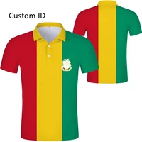 republic of guinea guinea print photo clothing guinea polo shirt diy free custom name gin polo shirt flag country france gn2021