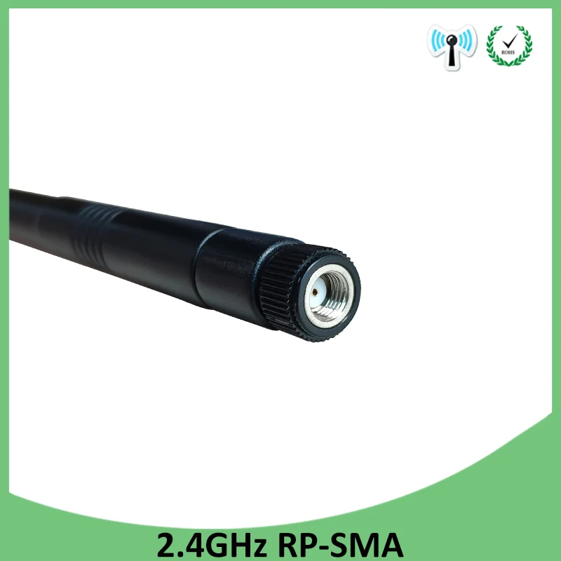 EOTH 5pcs 2.4g antenna 12dbi sma female wlan wifi 2.4ghz antene pbx iot module router tp link signal receiver antena high gain