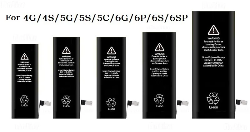 lithium high quality real capacity 3 7v 1510mah battery for iphone 5s 5c iphone5s iphone5c rechargeable phone bateria batteries free global shipping