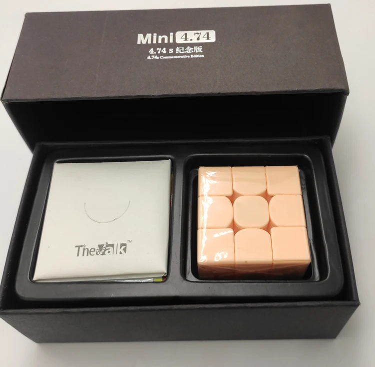 Mofangge в valk3 мини 4.74 см 3x3 куб юбилейное издание Cubo magico черный/Stickerless-яркий/ белый