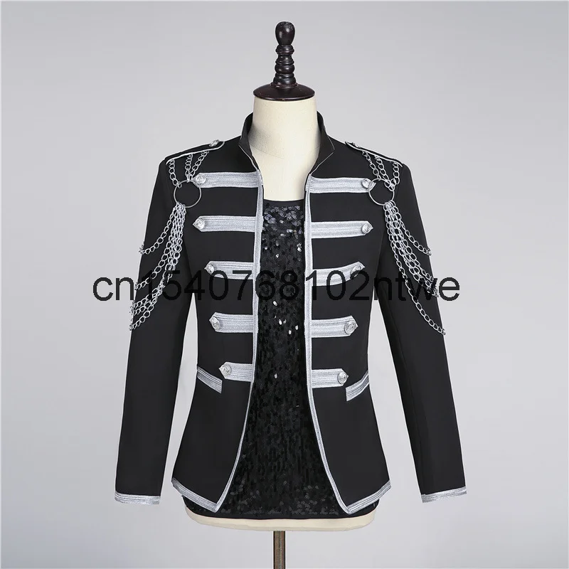 

Майкл Джексон костюм с пайетками новый ночной клуб бар Мужская футболка в стиле рок певица костюм