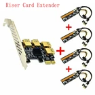 Переходник Riser Card, удлинитель USB 3,0, PCI-E, USB-кабель, PCI Express 1X-16X, адаптер PCIe для майнинга GPU, BTC
