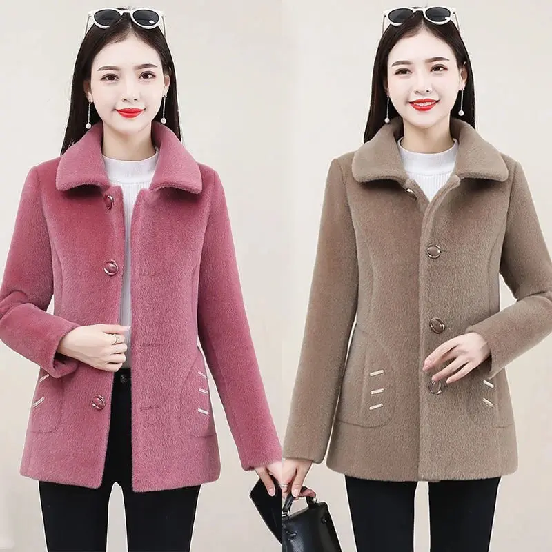 

Mink Imitate, small fragrance and short jacket for women in autumn and winter of 2020