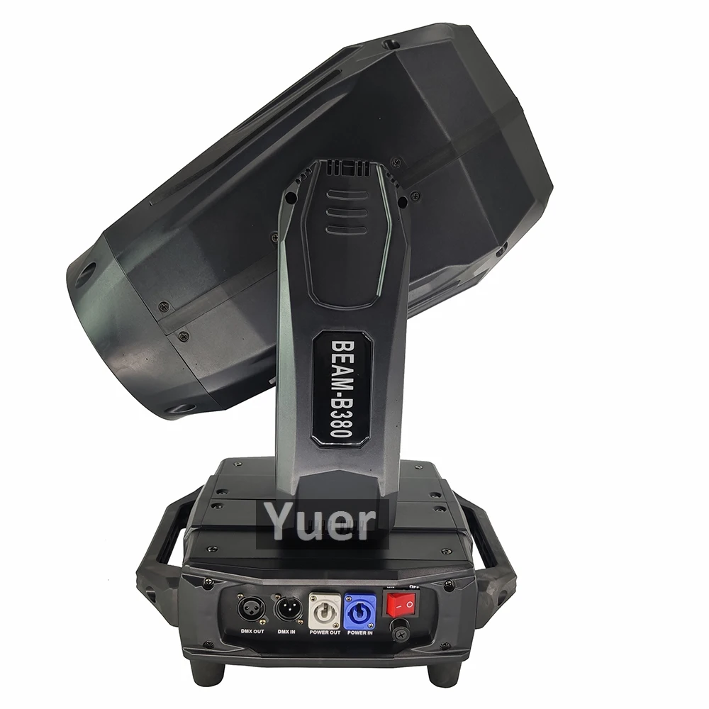 Koop 8 Stks/partij 380W Beam Moving Head Licht DJ Disco Verlichting DMX512 18CH 3 Glas Patronen 16 Prisma Music Party Club Bar Stage Light