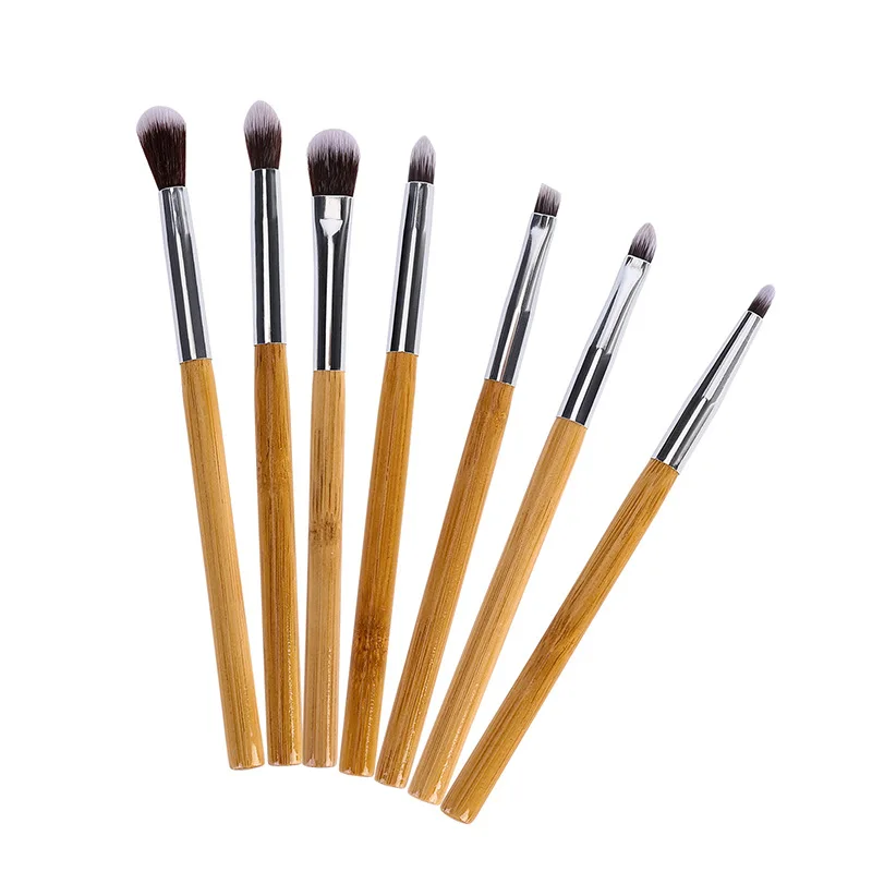 6/7 шт. бамбуковой ручкой кисти для макияжа Набор получения подробной информации