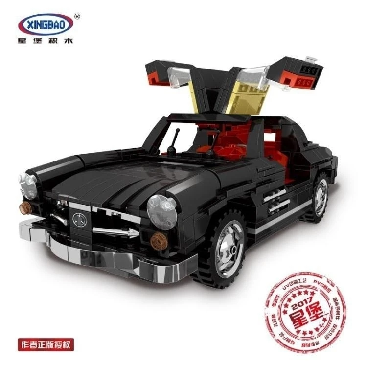 XingBao 03010 креативная техническая серия MOC Набор машинок для фотопонга Обучающие