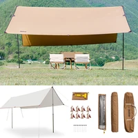 3*4.35m/4*3.5m/5*5.35m Awnings Shelters Outdoor Camping Waterproof Sun Shade Sail Oxford Awning Fabric Cloth Outdoor Patio