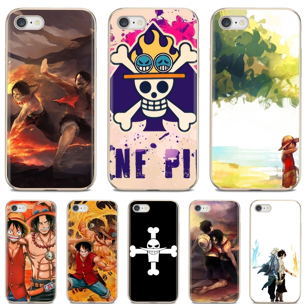 

Soft Cover Bag For iPhone 10 11 12 Pro Mini 4S 5S SE 5C 6 6S 7 8 X XR XS Plus Max 2020 piece-ace-with-luffy-memories-one