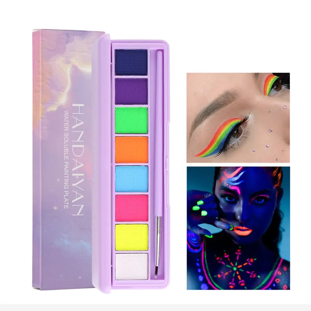 

Water-soluble Body Painting Cream Eyeliner Eye Shadow Ultraviolet Luminous Painting Face And Body Paint Role-playing Paint