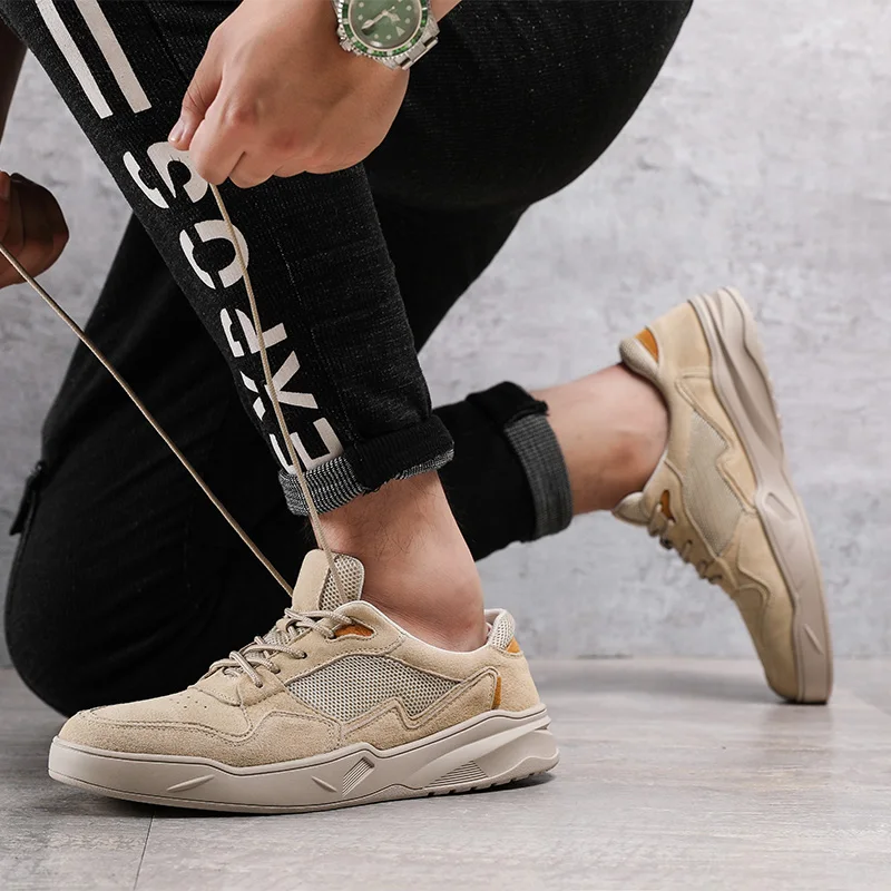

man male hot footwear men Mens mens leather flat fashion outdoor sports leisure sport sneaker shoes 2020 Casual for causal sale