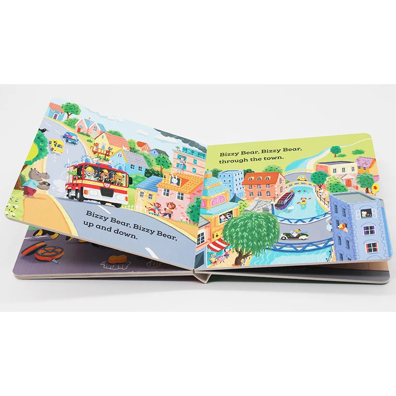 

Bizzy Bear Fire Rescue English 3D Flap Picture Book Cardboard Book Baby Books Educational for Children