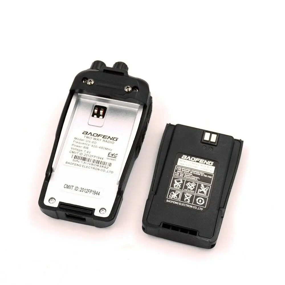 Рация Baofeng UV 6D Talkie 5W 400480MHzUHF с большим радиусом действия двухстороннее радио