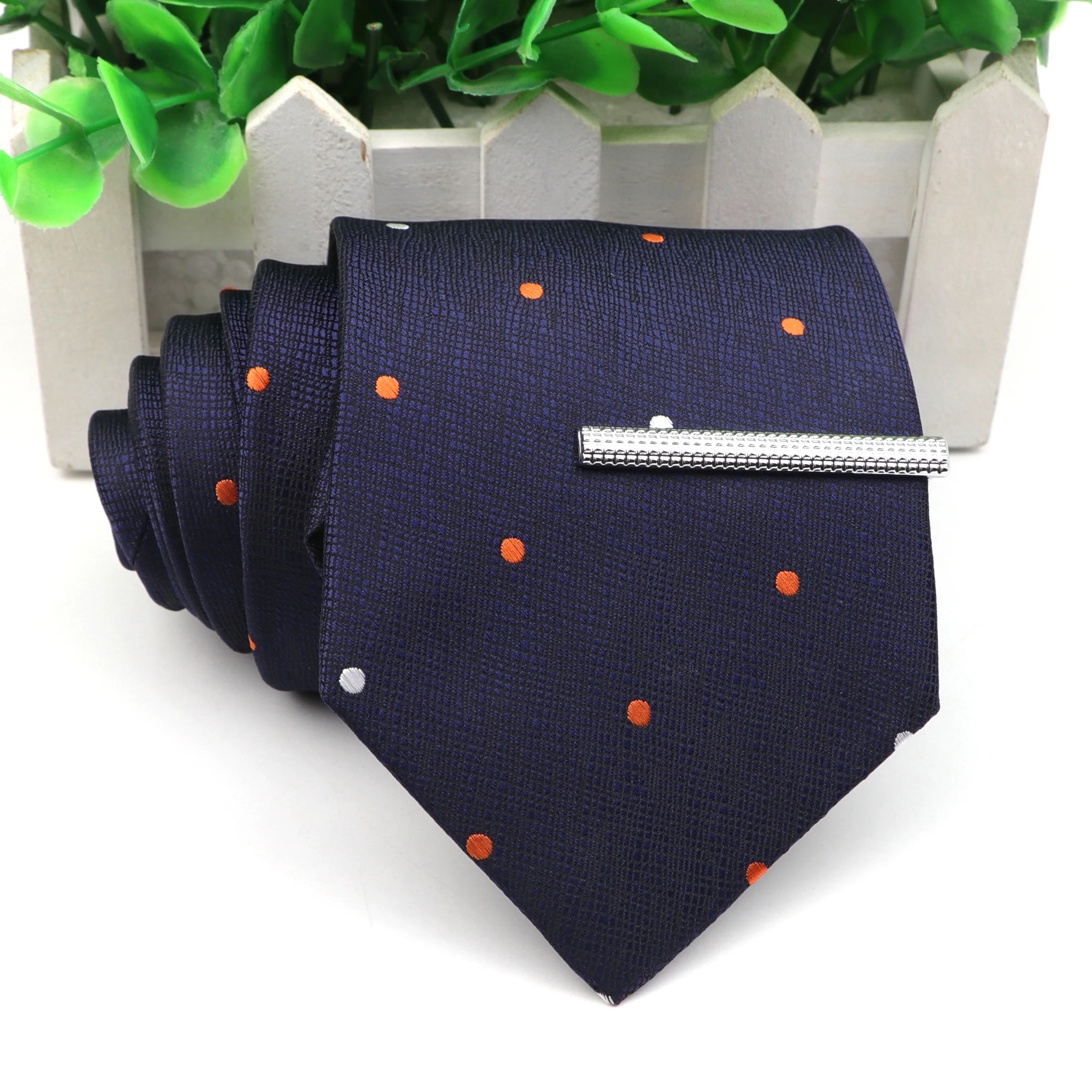 Мужской набор галстуков в горошек модные деловые вечерние банкетные галстуки с