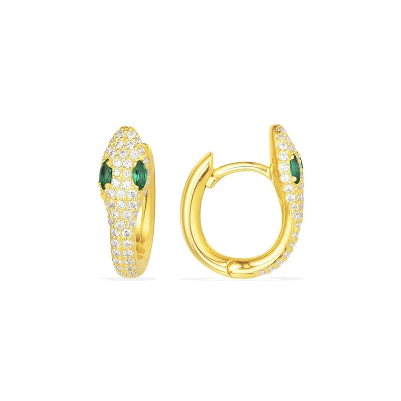 Трендовые серьги в виде змеи модные ювелирные изделия стиле панк Винтажные капли