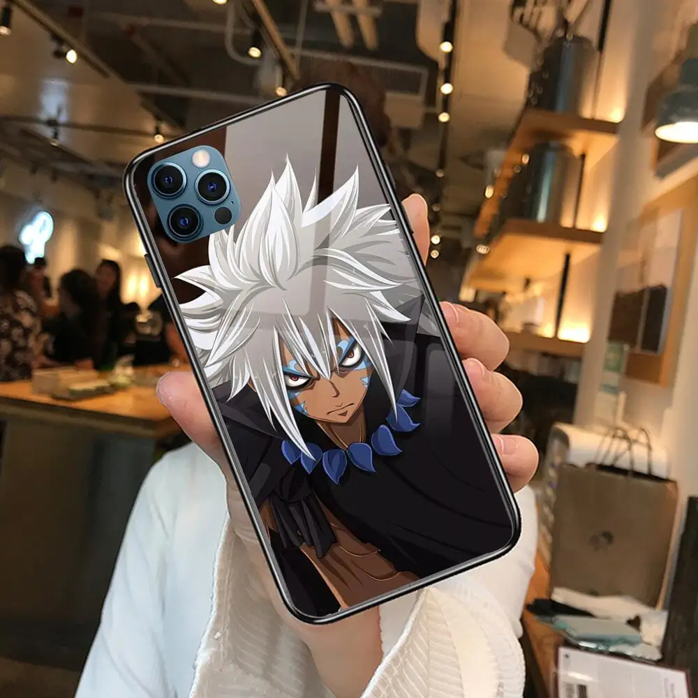 

anime fairy tai style Anime Phone Case cover For iphone 12 Pro Max 11 8 7 6 S XR PLUS X XS SE 2020 mini black cell shell