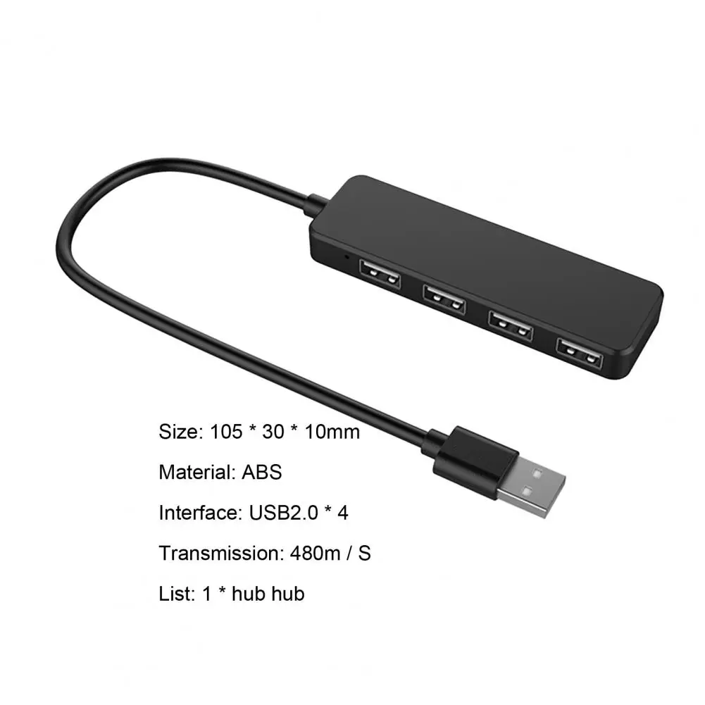 Док-станция ультратонкая высокоскоростная 4 порта 480 Мбит/с USB2.0 | Компьютеры и