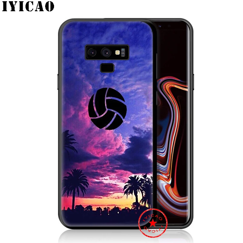 IYICAO мягкий чехол с изображением Волейбольного мяча для samsung Galaxy S10e S10 S9 S8 Plus S6 S7 Edge