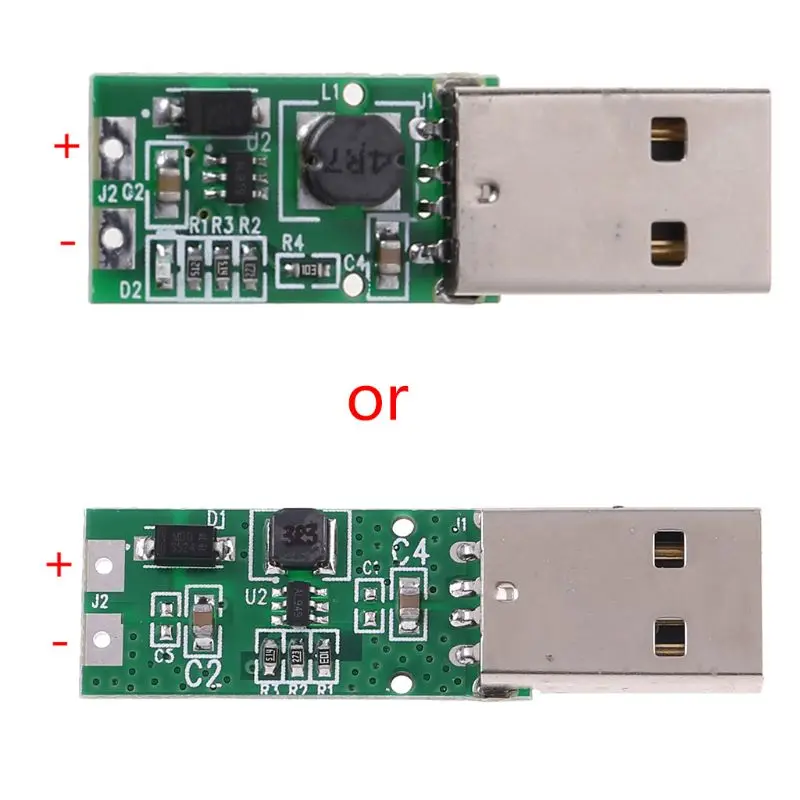 USB конвертер DC 5 В до 12 Повышающий Модуль питания диапазон напряжения Вт Прямая
