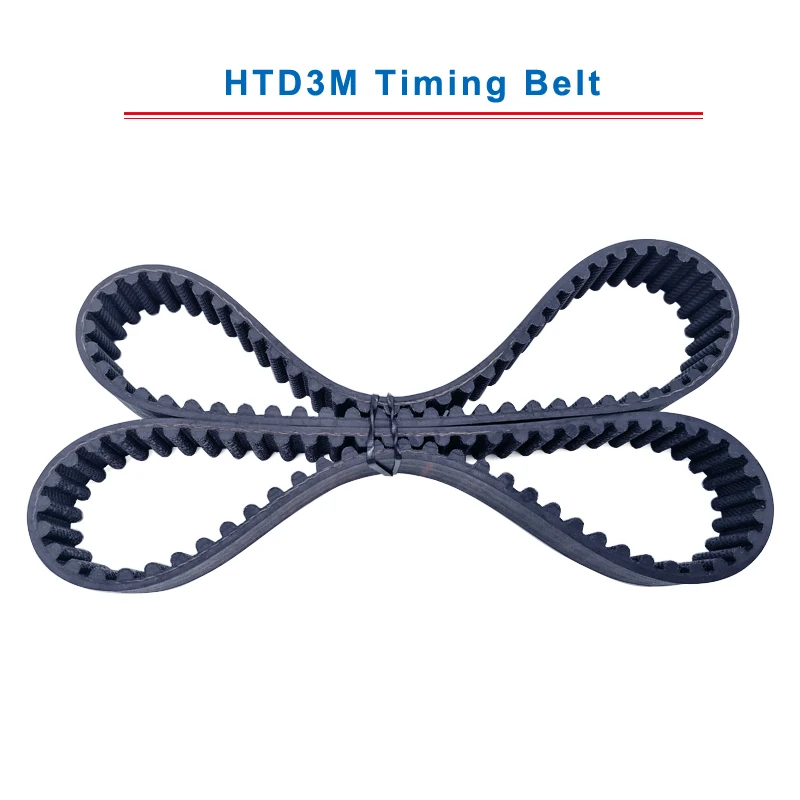 

HTD3M Timing Belt with circular teeth 3M-576/579/582/585/588/591/594/597/600/603 teeth pitch 3mm belt width 10/15 mm