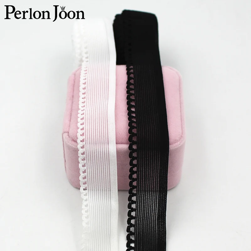 5 ярдов/лот 2 3 см в ширину Черный и белый цвета сетки односторонние волны с