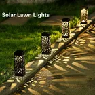 D2 светодиодный светильник на солнечной батарее для украшения газона, светильник на солнечной батарее, светильник для газона, уличный светильник для дорожек, водонепроницаемый садовый светодиодный светильник на солнечной батарее