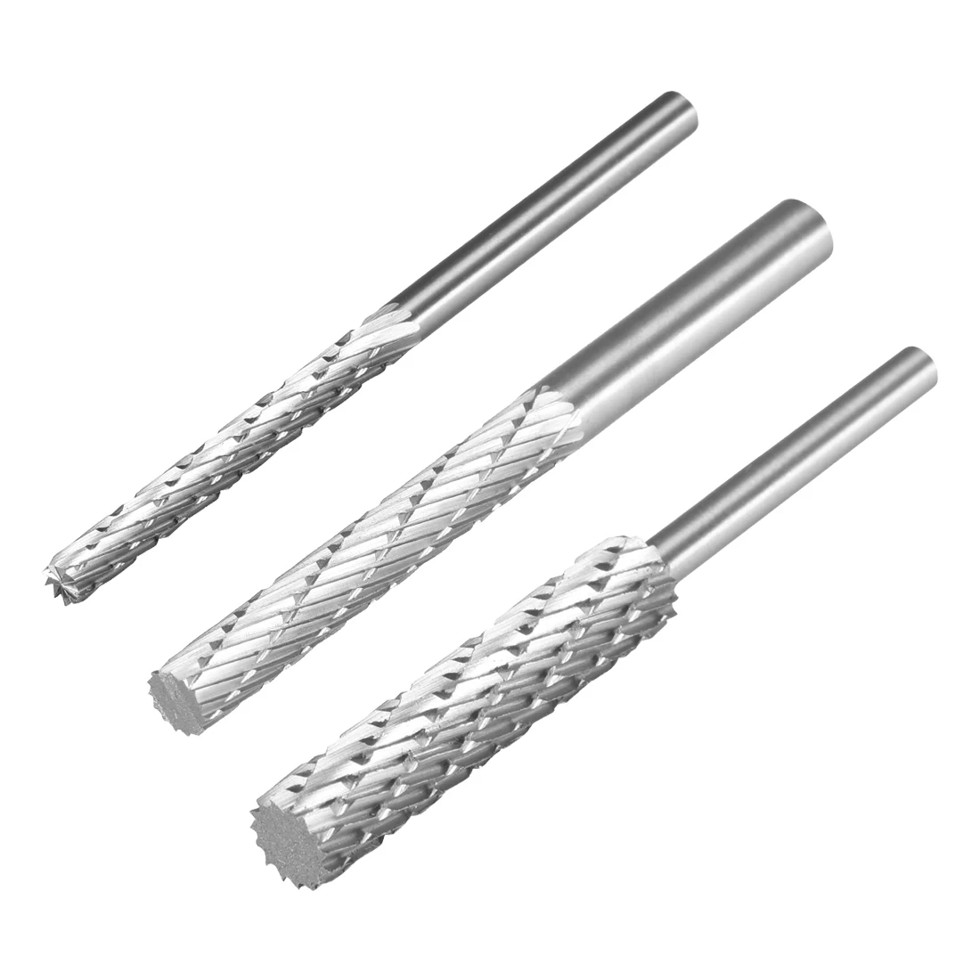 

uxcell Rotary Burrs HSS Burrs with 1/4 or 1/8 Inch Shank for DIY Woodworking Engraving carving fans HSS 14 sizes 1/2pcs