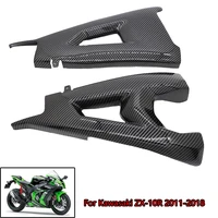 for kawasaki ninja zx10r zx 10r 2011 2018 motorcycle abs plastic carbon fiber swing arm cover swing arm protector