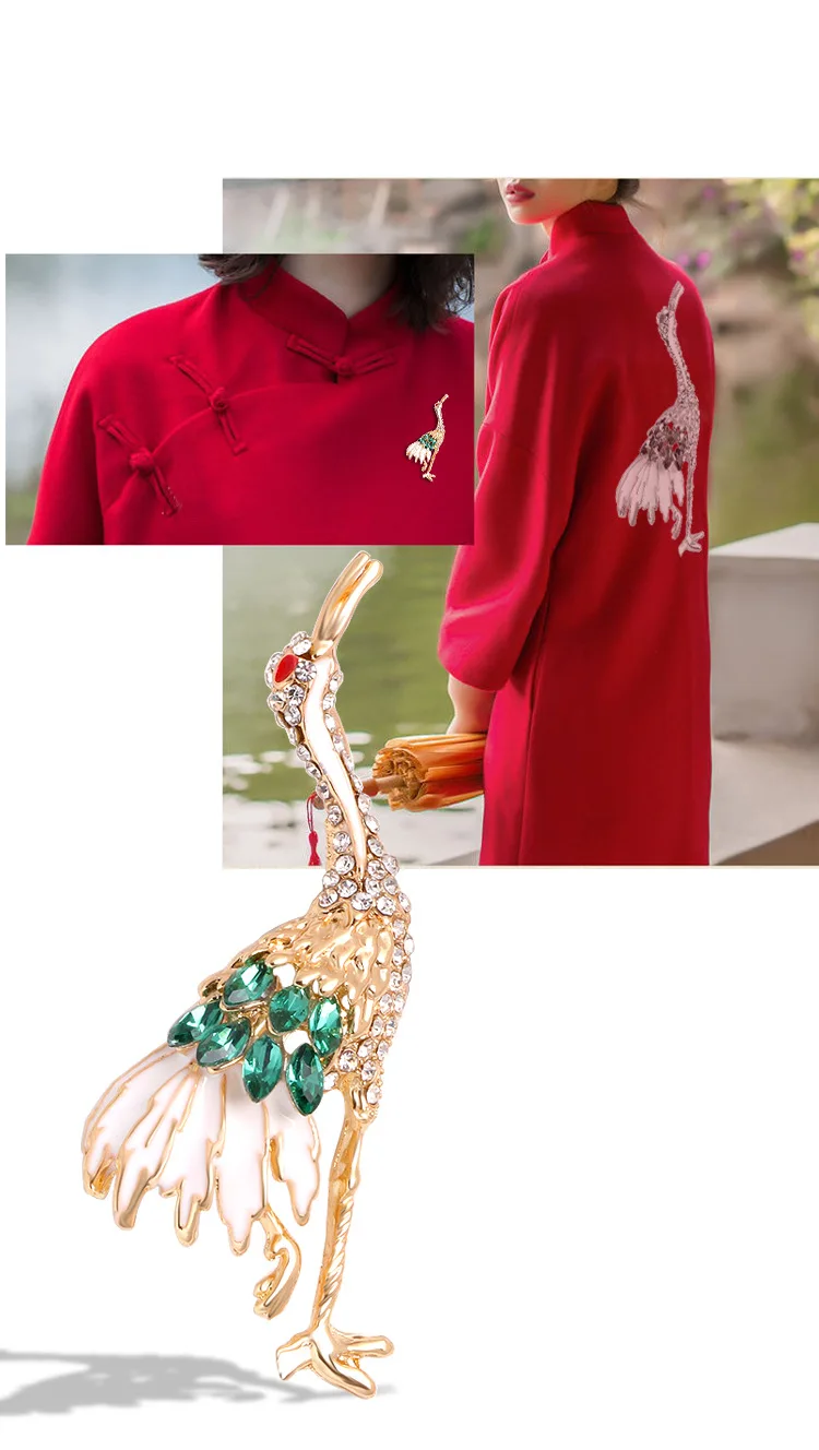 Элегантные новые украшения в китайском стиле с искусственными кристаллами