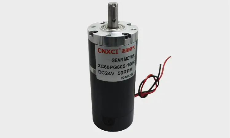 XC60PG60S 60W DC12V 24V 6-1300RPM DC Planetary Gear Reduction Motor High Torque Adjustable Speed Forward and Reverse | Обустройство