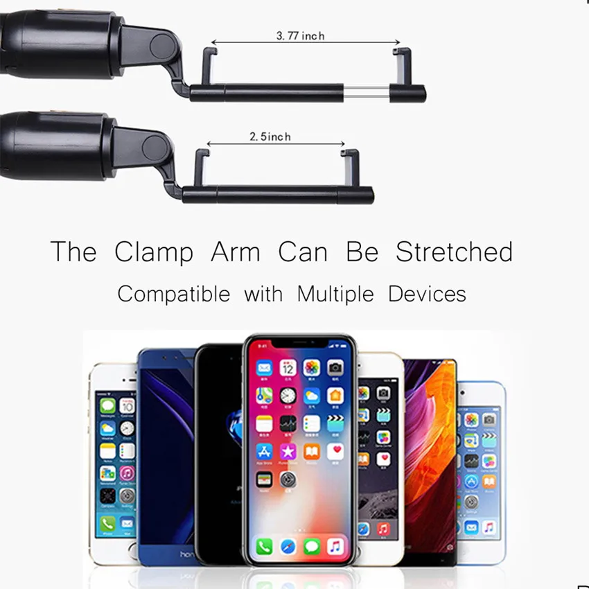 Беспроводная Bluetooth селфи-палка складной мини-штатив расширяемый монопод с