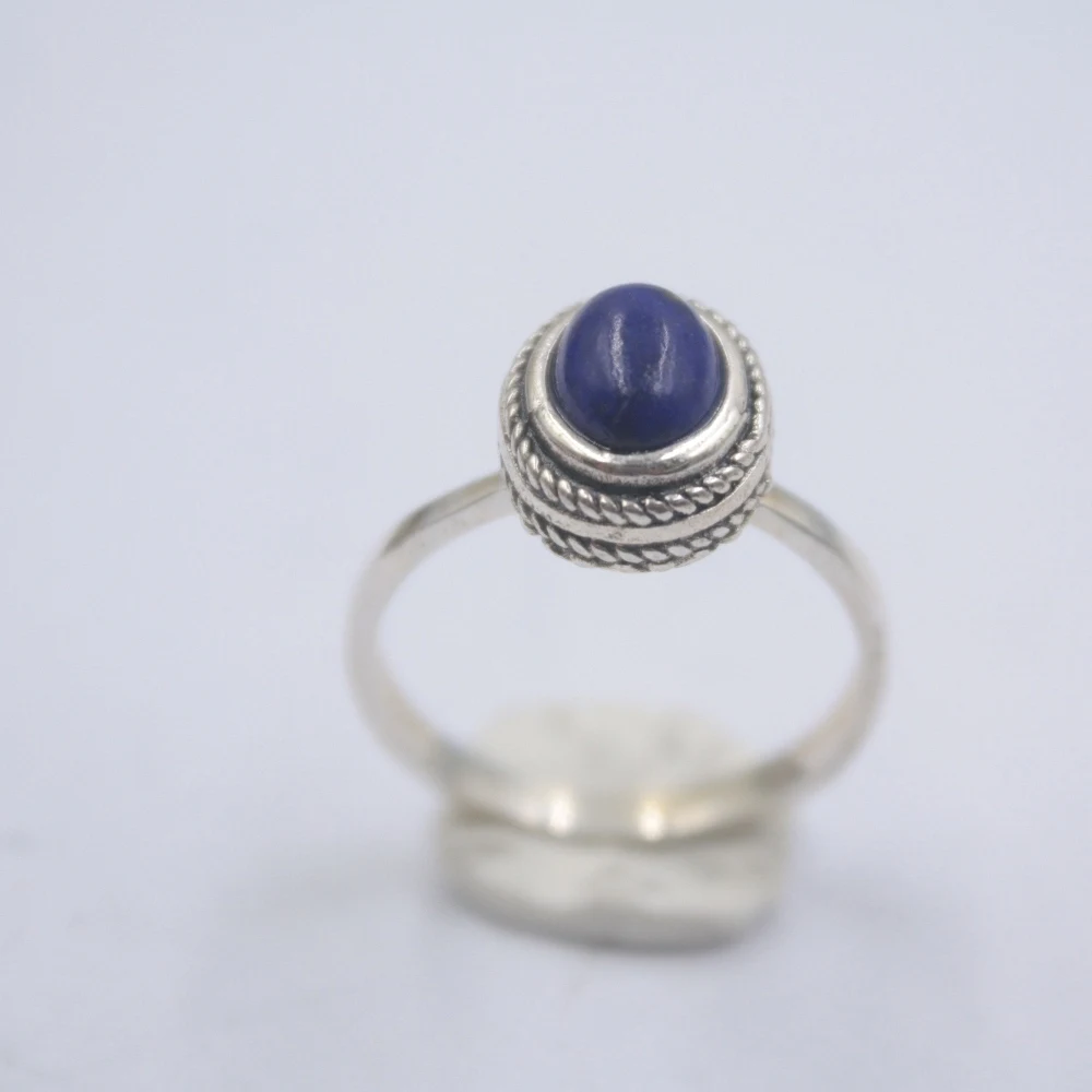 

Solid 925 Sterling Silver Ring The Widest 12mm Lapis Lazuli Ring