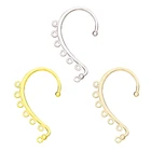 Каффы для ушей ручной работы, длинные висячие серьги-кисточки с цепочкой, серьги-подвески сделай сам, не пирсинг, ювелирные изделия, 20 шт.