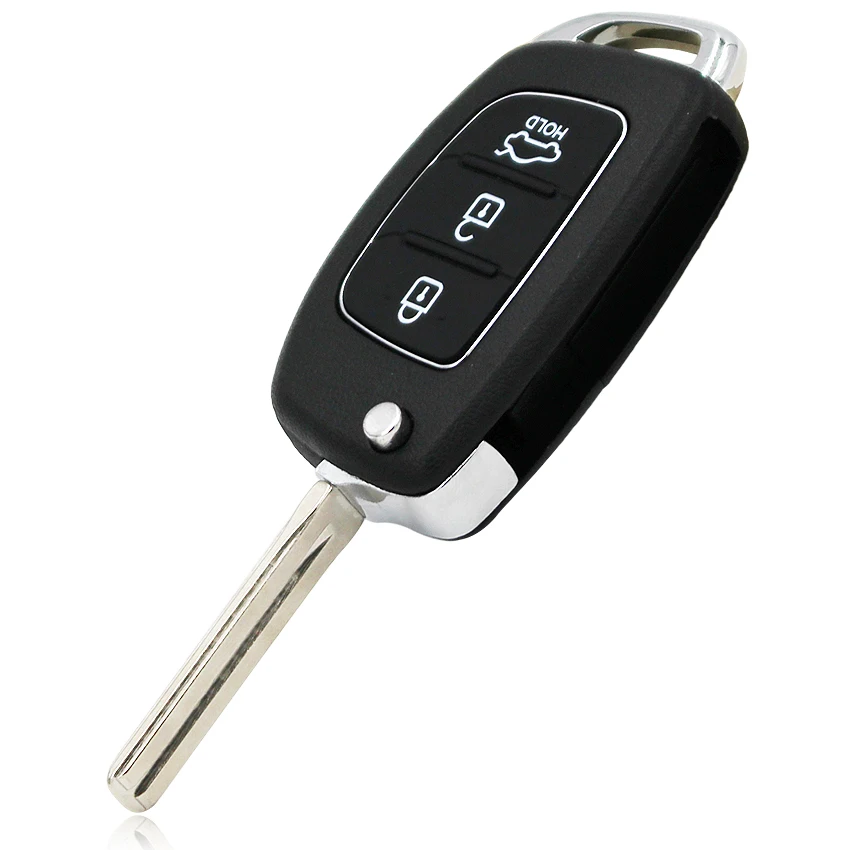 Складной ключ с дистанционным управлением 3 кнопки 434 МГц чип ID46 для Hyundai New Santa fe IX35