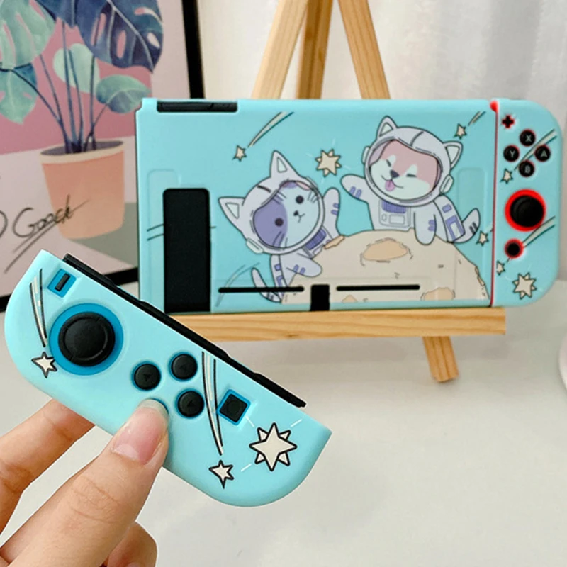 Мультяшный переключатель OLED защитный чехол NS Joycon контроллер ТПУ для защиты хоста