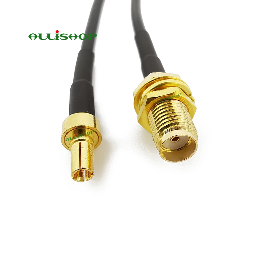 Кабель ALLiSHOP SMA Female/CRC9 Male прямой позолоченный 3 г USB модем RF E931PC Соединительный