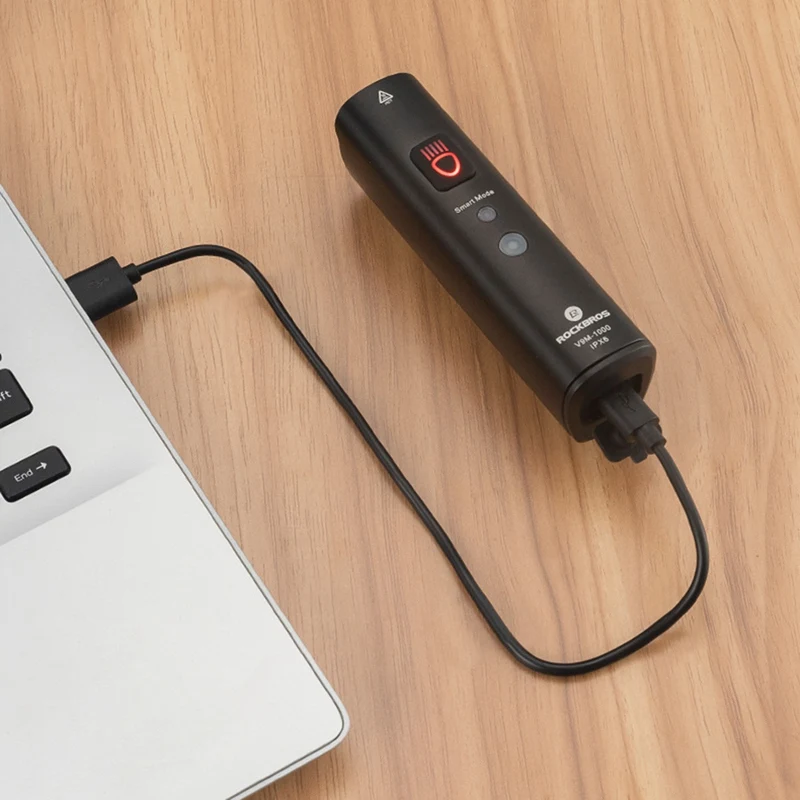 

ROCKBROS Bike Front Light 1000Lumen Smart Sensing 4000MAh Bicycle Headlight USB Recharge Flashlight MTB Bike Accessories