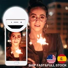 2019 Универсальный кольцевой светильник для селфи с подзарядкой от USB 36 светодиодный заполняющий светильник для камеры и телефона, Осветляющий светильник для красоты и похудения