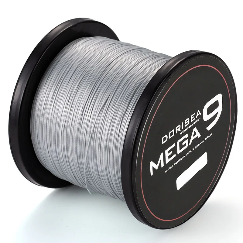 DORISEA 9 Strands 1000M / 1090Yards PE Braided Fishing Wire Line 15-310LB 9 Weaves Multifilament Fishing Line